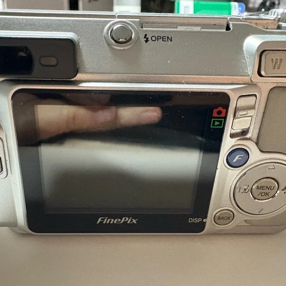 Fujifilm Silver Digital Camera with Zoom Lens